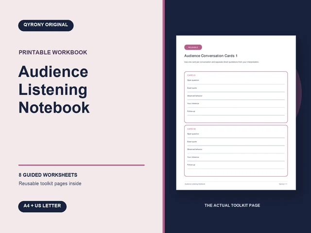 Audience Listening Notebook