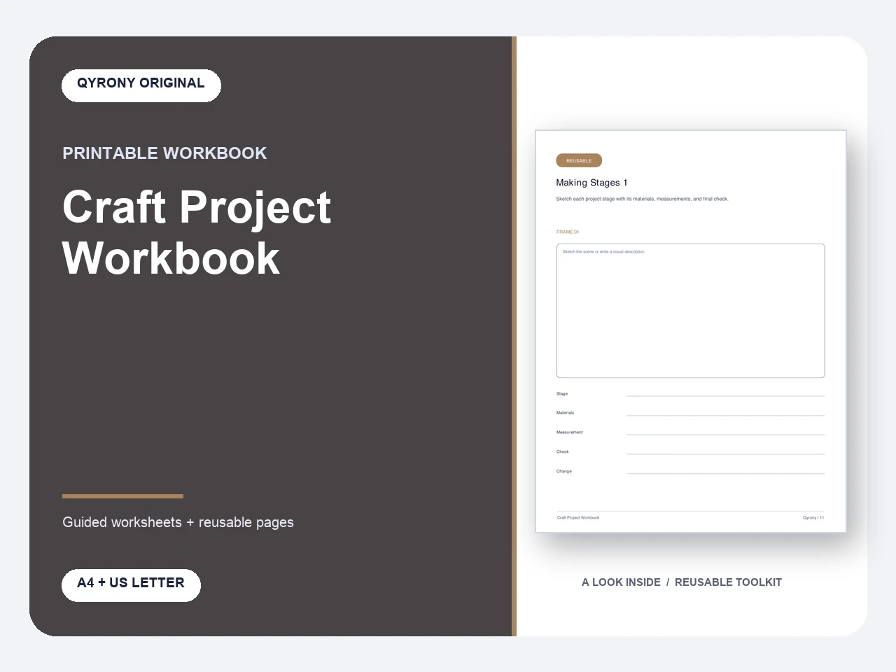 Craft Project Workbook — image 1 of 1