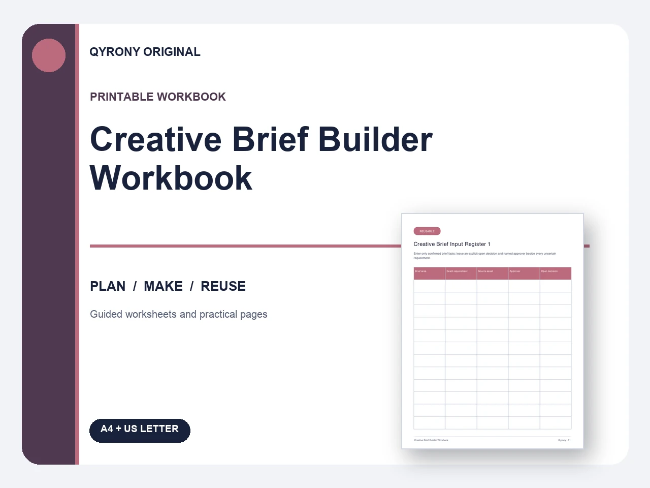 Creative Brief Builder Workbook — image 1 of 1