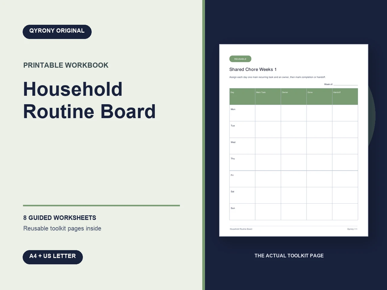 Household Routine Board — image 1 of 1