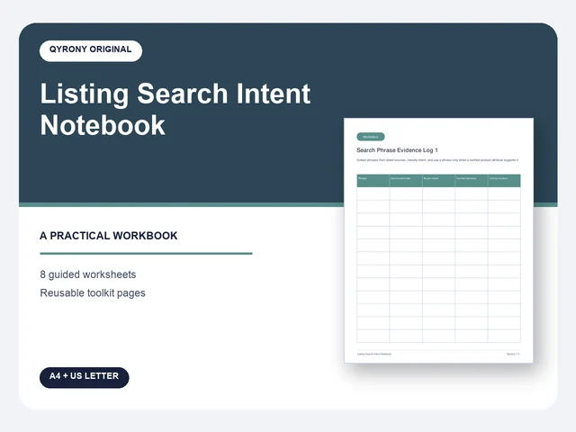 Listing Search Intent Notebook