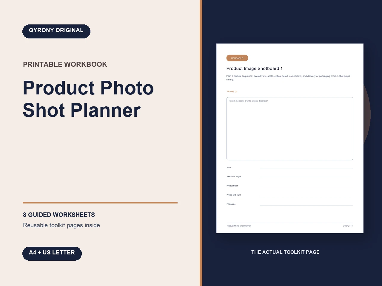 Product Photo Shot Planner — image 1 of 1