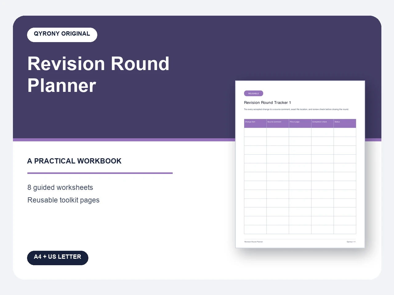 Revision Round Planner — image 1 of 1