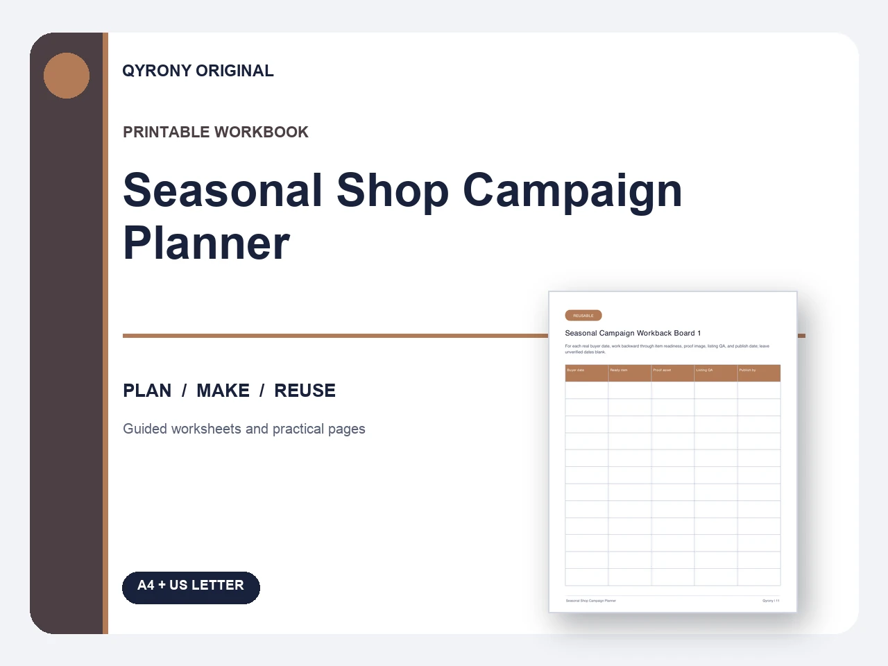 Seasonal Shop Campaign Planner — image 1 of 1
