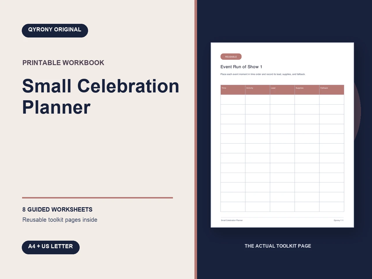Small Celebration Planner — image 1 of 1