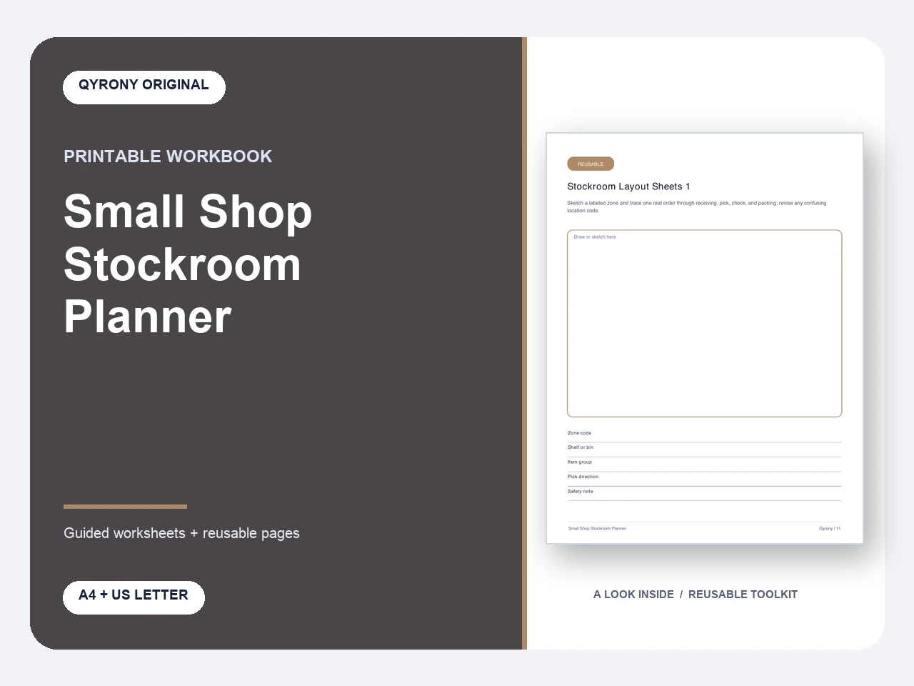 Small Shop Stockroom Planner — image 1 of 1