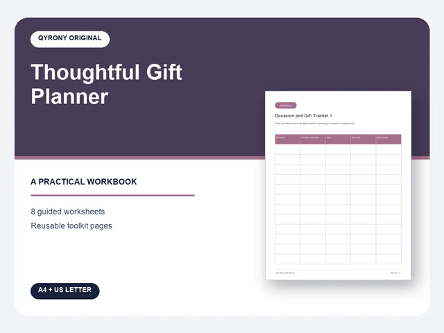 Thoughtful Gift Planner