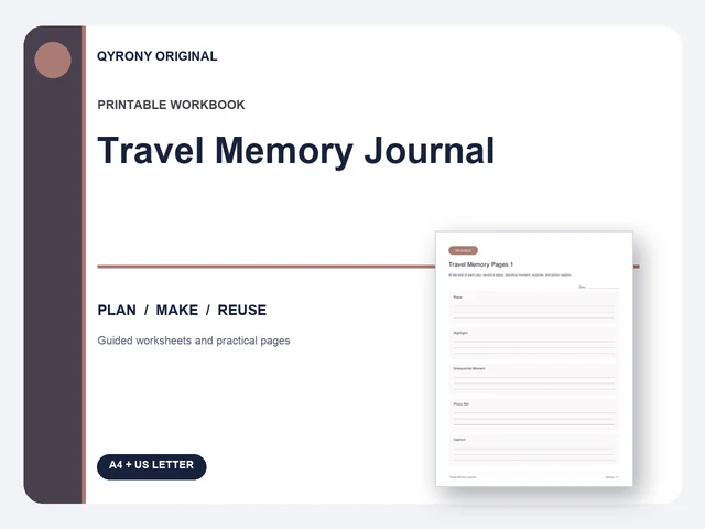 Travel Memory Journal