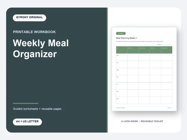Weekly Meal Organizer