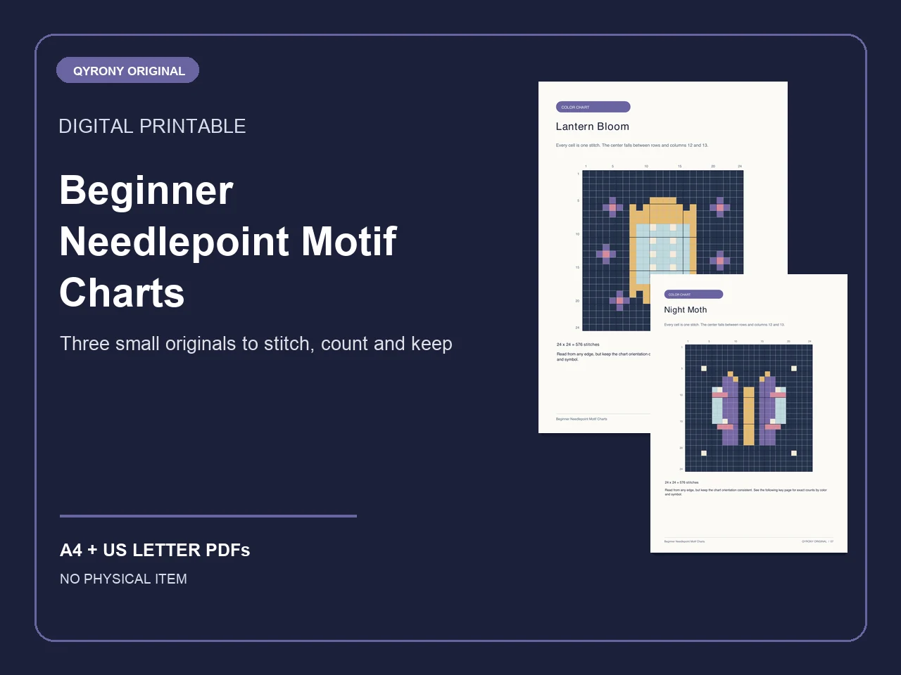 Beginner Needlepoint Motif Charts — image 1 of 3