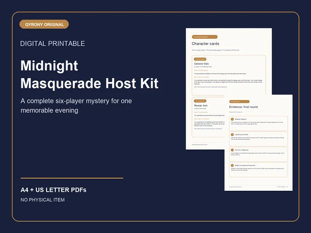 Midnight Masquerade Host Kit