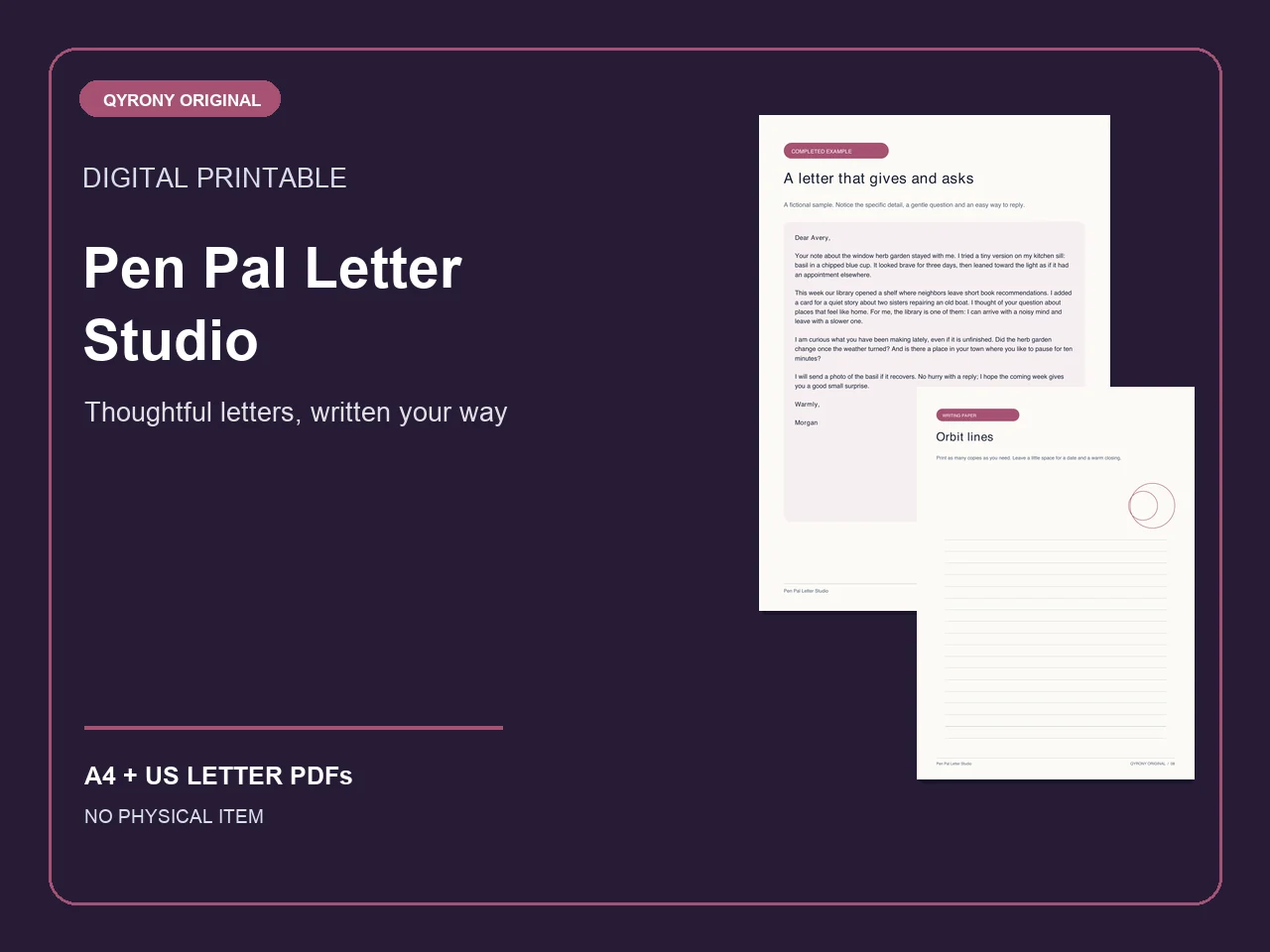 Pen Pal Letter Studio — image 1 of 3