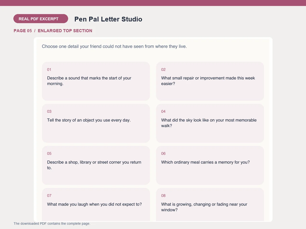 Pen Pal Letter Studio — image 3 of 3