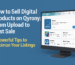 Learn how to sell digital products on Qyrony step-by-step.