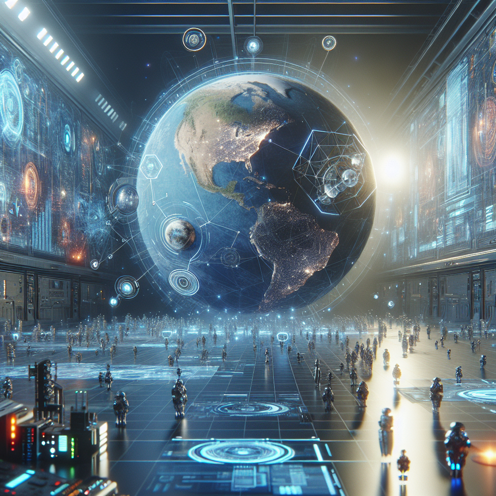 Futuristic scene showing the future of creative commerce: qyrony’s 2026 vision