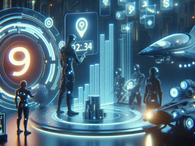 Futuristic scene showing advanced pricing strategies for qyrony sellers 2026