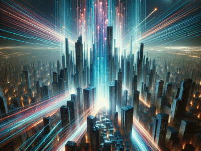 Futuristic scene showing customer retention on qyrony: how to keep buyers coming back