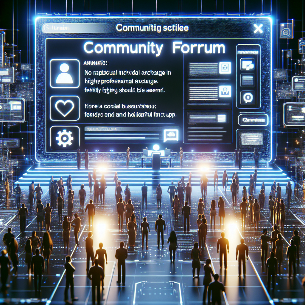 Friendly seller forum with helpful discussions