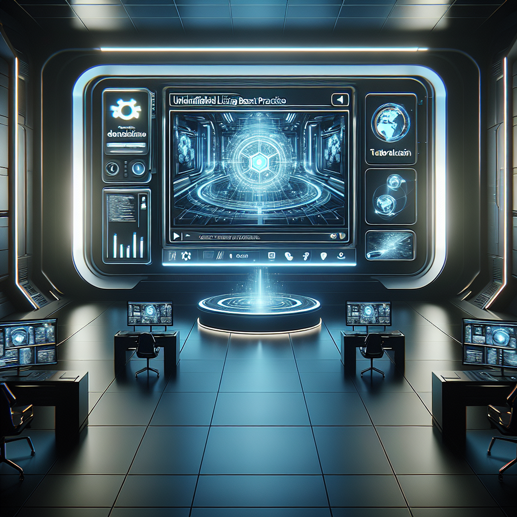 Tutorial video playing best practices on screen