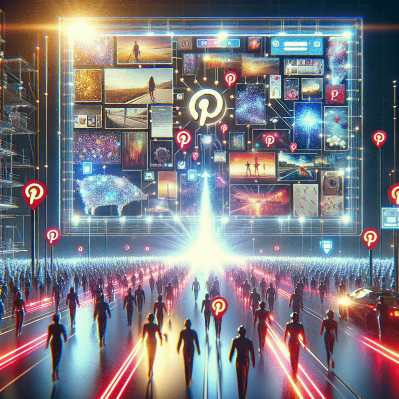 Curated Pinterest board driving traffic