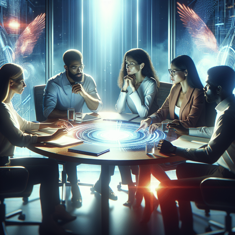 Roundtable brainstorming session