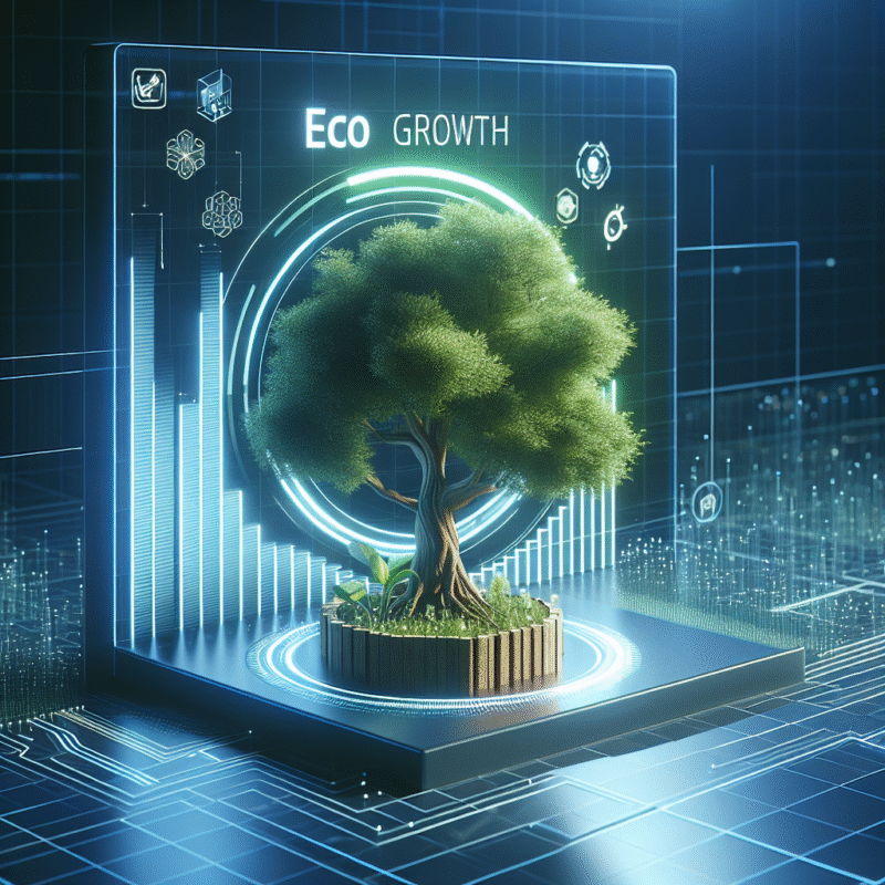 Eco growth tree on platform