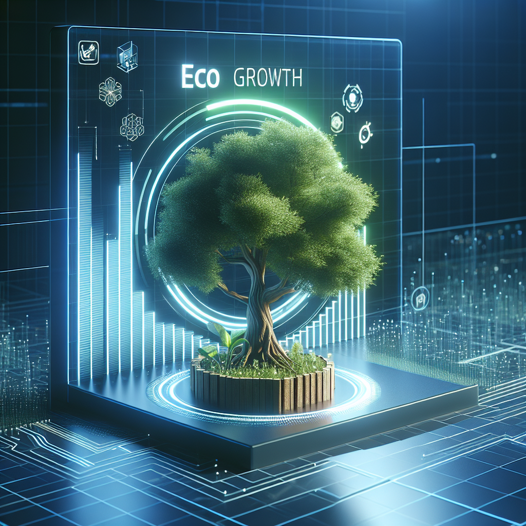 Eco growth tree on platform