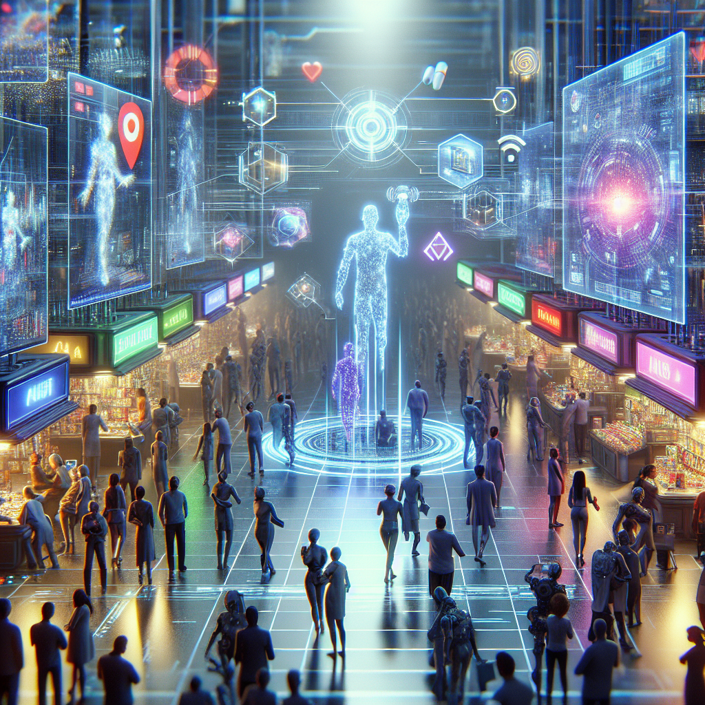 Futuristic scene showing the ultimate qyrony guide: competing with top digital marketplaces