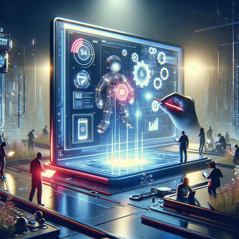 Futuristic scene showing qyrony setup tutorial: start selling in under 10 minutes