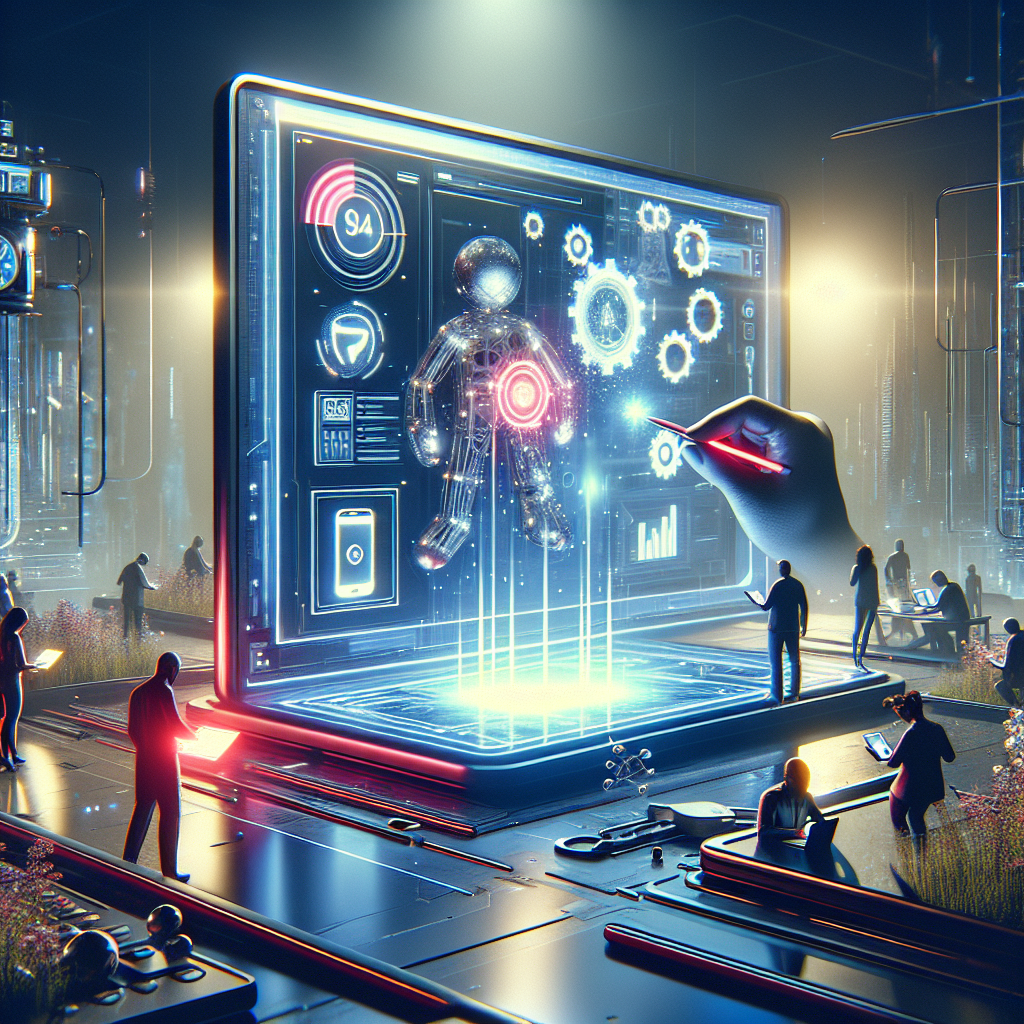 Futuristic scene showing qyrony setup tutorial: start selling in under 10 minutes