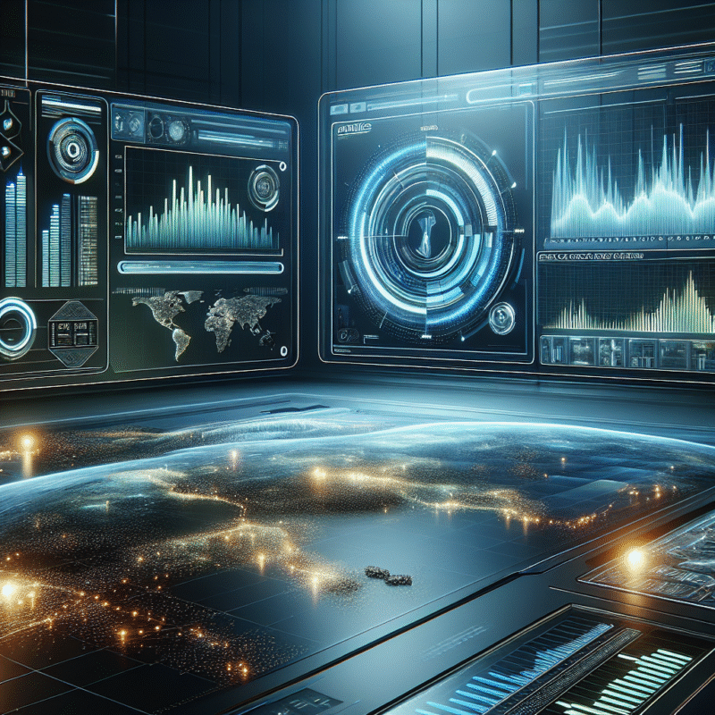 Futuristic scene showing qyrony analytics dashboard explained: measure what matters