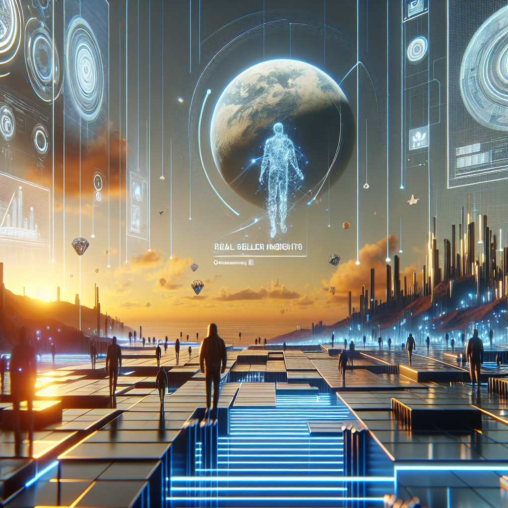 Futuristic scene showing real seller insights: why creators choose qyrony over etsy